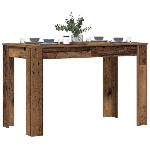SDWEHO7 Esstisch, Klein Tisch, Küchentisch, Esszimmertisch 4 Personen für Küche, Wohnzimmer, Büro, Robust und langlebig, Altholz-Optik 120x60x76 cm Holzwerkstoff SDWEHO7 Esstisch, Klein Tisch, Küchentisch, Esszimmertisch 4 Personen für Küche, Wohnzimmer, Büro, Robust und langlebig, Altholz-Optik 120x60x76 cm Holzwerkstoff von SDWEHO7