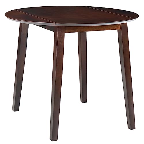 SDWEHO7 Esstisch Klappbar, Beistelltisch, Küchentisch aus Holz, runder Tisch für Küche, Wohnzimmer, Restaurant, platzsparend, 90 x 75 cm Braun MDF SDWEHO7 Esstisch Klappbar, Beistelltisch, Küchentisch aus Holz, runder Tisch für Küche, Wohnzimmer, Restaurant, platzsparend, 90 x 75 cm Braun MDF von SDWEHO7