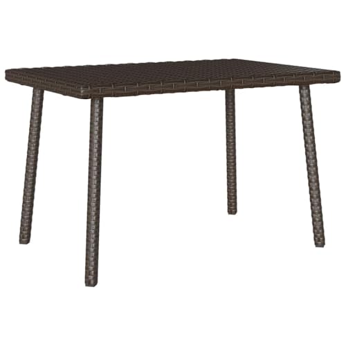 SDWEHO7 Garten Couchtisch Kaffeetisch Outdoor Sofatisch Beistelltisch Gartenmöbel Rechteckig Braun 60x40x37 cm Poly Rattan SDWEHO7 Garten Couchtisch Kaffeetisch Outdoor Sofatisch Beistelltisch Gartenmöbel Rechteckig Braun 60x40x37 cm Poly Rattan von SDWEHO7