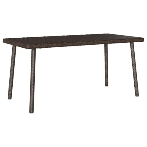 SDWEHO7 Garten Couchtisch Kaffeetisch Outdoor Sofatisch Beistelltisch Gartenmöbel Rechteckig Braun 80x40x37 cm Poly Rattan SDWEHO7 Garten Couchtisch Kaffeetisch Outdoor Sofatisch Beistelltisch Gartenmöbel Rechteckig Braun 80x40x37 cm Poly Rattan von SDWEHO7