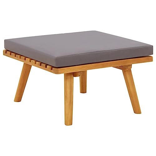 SDWEHO7 Garten Hocker mit Auflage, Outdoor Sitzfläche Balkon Lounge Sitzhocker Fußhocker Fußablage Fußstütze Gartenmöbel, 60x60x29 cm Akazie Massivholz SDWEHO7 Garten Hocker mit Auflage, Outdoor Sitzfläche Balkon Lounge Sitzhocker Fußhocker Fußablage Fußstütze Gartenmöbel, 60x60x29 cm Akazie Massivholz von SDWEHO7