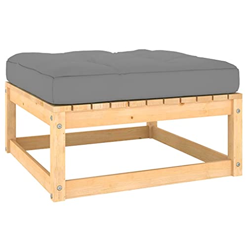 SDWEHO7 Garten Hocker mit Kissen, Outdoor Sitzfläche Balkon Lounge Sitzhocker Fußhocker Fußablage Fußstütze Gartenmöbel, Massivholz Kiefer SDWEHO7 Garten Hocker mit Kissen, Outdoor Sitzfläche Balkon Lounge Sitzhocker Fußhocker Fußablage Fußstütze Gartenmöbel, Massivholz Kiefer von SDWEHO7