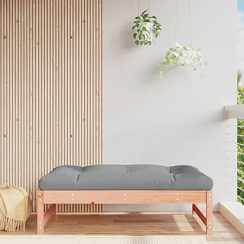 SDWEHO7 Gartenhocker Sitzhocker Outdoor Modular Hocker Fußhocker Lounge Hocker Fußhocker 120x80 cm Massivholz Douglasie von SDWEHO7