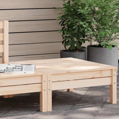 SDWEHO7 Gartenhocker Sitzhocker Outdoor Modular Hocker Fußhocker Lounge Hocker Fußhocker Massivholz Kiefer von SDWEHO7