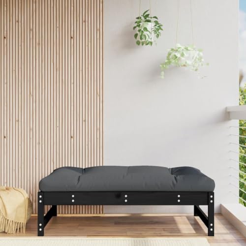 SDWEHO7 Gartenhocker Sitzhocker Outdoor Modular Hocker Fußhocker Lounge Hocker Fußhocker Schwarz 120x80 cm Massivholz Kiefer SDWEHO7 Gartenhocker Sitzhocker Outdoor Modular Hocker Fußhocker Lounge Hocker Fußhocker Schwarz 120x80 cm Massivholz Kiefer von SDWEHO7