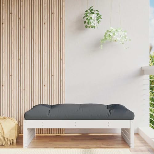 SDWEHO7 Gartenhocker Sitzhocker Outdoor Modular Hocker Fußhocker Lounge Hocker Fußhocker Weiß 120x80 cm Massivholz Kiefer SDWEHO7 Gartenhocker Sitzhocker Outdoor Modular Hocker Fußhocker Lounge Hocker Fußhocker Weiß 120x80 cm Massivholz Kiefer von SDWEHO7