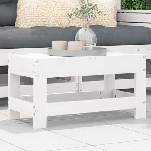 SDWEHO7 Gartenhocker Sitzhocker Outdoor Modular Hocker Fußhocker Lounge Hocker Fußhocker Weiß 62x30x32 cm Massivholz Kiefer SDWEHO7 Gartenhocker Sitzhocker Outdoor Modular Hocker Fußhocker Lounge Hocker Fußhocker Weiß 62x30x32 cm Massivholz Kiefer von SDWEHO7