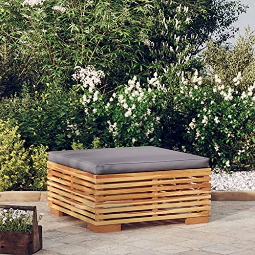 SDWEHO7 Gartenhocker Sitzhocker Outdoor Modular Hocker Fußhocker Lounge Hocker Fußhocker mit Dunkelgrauen Kissen Massivholz Teak SDWEHO7 Gartenhocker Sitzhocker Outdoor Modular Hocker Fußhocker Lounge Hocker Fußhocker mit Dunkelgrauen Kissen Massivholz Teak von SDWEHO7