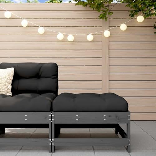 Gartenhocker Sitzhocker Outdoor Modular Hocker Fußhocker Lounge Hocker Fußhocker mit Kissen Grau Massivholz Kiefer Gartenhocker Sitzhocker Outdoor Modular Hocker Fußhocker Lounge Hocker Fußhocker mit Kissen Grau Massivholz Kiefer von SDWEHO7