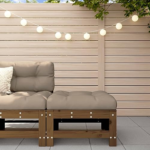 Gartenhocker Sitzhocker Outdoor Modular Hocker Fußhocker Lounge Hocker Fußhocker mit Kissen Honigbraun Massivholz Kiefer Gartenhocker Sitzhocker Outdoor Modular Hocker Fußhocker Lounge Hocker Fußhocker mit Kissen Honigbraun Massivholz Kiefer von SDWEHO7