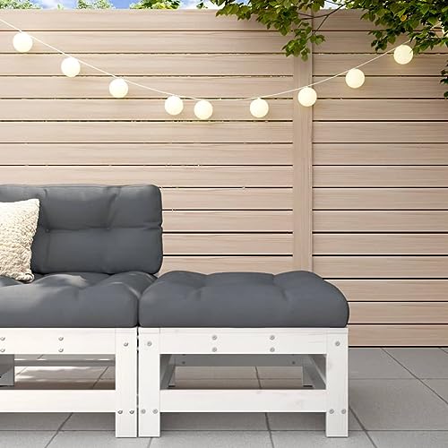 SDWEHO7 Gartenhocker Sitzhocker Outdoor Modular Hocker Fußhocker Lounge Hocker Fußhocker mit Kissen Weiß Massivholz Kiefer SDWEHO7 Gartenhocker Sitzhocker Outdoor Modular Hocker Fußhocker Lounge Hocker Fußhocker mit Kissen Weiß Massivholz Kiefer von SDWEHO7