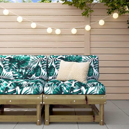 SDWEHO7 Gartensofa Lounge Sofa Outdoor Gartenmöbel Einzelsofa Mittelsofa Gartenstuhl Terrassensofa Gartenlounge Sofa, Kiefernholz Imprägniert von SDWEHO7