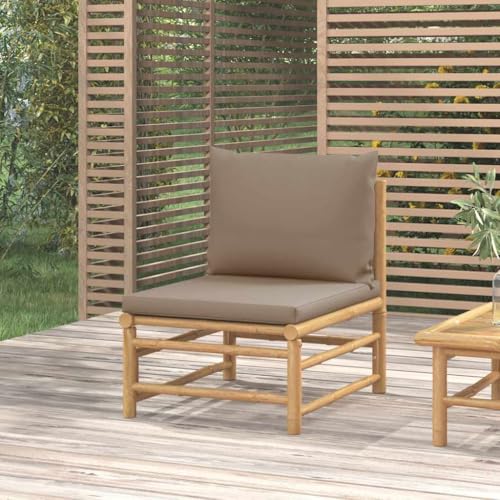 SDWEHO7 Gartensofa Lounge Sofa Outdoor Gartenmöbel Einzelsofa Mittelsofa Gartenstuhl Terrassensofa Gartenlounge Sofa mit Kissen Bambus SDWEHO7 Gartensofa Lounge Sofa Outdoor Gartenmöbel Einzelsofa Mittelsofa Gartenstuhl Terrassensofa Gartenlounge Sofa mit Kissen Bambus von SDWEHO7