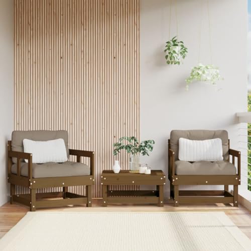 SDWEHO7 Gartenstühle 2er Set Outdoor Stuhl Gartenstuhl Esszimmerstuhl Balkon Terrasse Bistrostuhl, Honigbraun Massivholz Kiefer SDWEHO7 Gartenstühle 2er Set Outdoor Stuhl Gartenstuhl Esszimmerstuhl Balkon Terrasse Bistrostuhl, Honigbraun Massivholz Kiefer von SDWEHO7