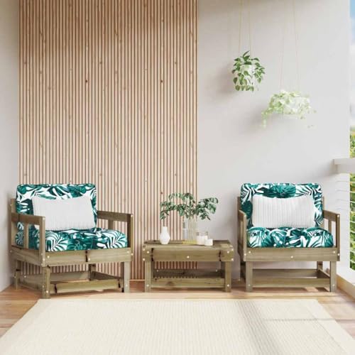 SDWEHO7 Gartenstühle 2er Set Outdoor Stuhl mit Kissen, Gartenstuhl Esszimmerstuhl Balkon Terrasse Bistrostuhl, Kiefernholz Imprägniert SDWEHO7 Gartenstühle 2er Set Outdoor Stuhl mit Kissen, Gartenstuhl Esszimmerstuhl Balkon Terrasse Bistrostuhl, Kiefernholz Imprägniert von SDWEHO7