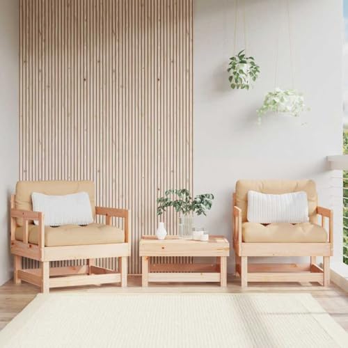 SDWEHO7 Gartenstühle 2er Set Outdoor Stuhl mit Kissen, Gartenstuhl Esszimmerstuhl Balkon Terrasse Bistrostuhl, Massivholz Kiefer SDWEHO7 Gartenstühle 2er Set Outdoor Stuhl mit Kissen, Gartenstuhl Esszimmerstuhl Balkon Terrasse Bistrostuhl, Massivholz Kiefer von SDWEHO7