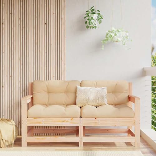 SDWEHO7 Gartenstühle 2er Set Outdoor Stuhl mit Kissen, Gartenstuhl Esszimmerstuhl Balkon Terrasse Bistrostuhl, Massivholz Kiefer SDWEHO7 Gartenstühle 2er Set Outdoor Stuhl mit Kissen, Gartenstuhl Esszimmerstuhl Balkon Terrasse Bistrostuhl, Massivholz Kiefer von SDWEHO7