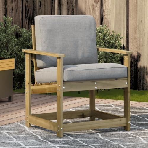 SDWEHO7 Gartenstuhl Bistrostuhl Balkonstuhl Terassenstuhl Outdoor Stühl 62x56x77 cm Kiefernholz Imprägniert von SDWEHO7