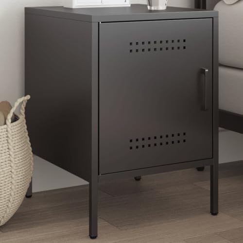 SDWEHO7 Nachttisch mit 1 Tür, Sofatisch, Büroschrank für Wohnzimmer, Büro, Schlafzimmer, 36x39x50,5 cm Stahl, Sofatisch, Büroschrank für Wohnzimmer, Büro, Schlafzimmer, Schwarz 36x39x50,5 cm Stahl SDWEHO7 Nachttisch mit 1 Tür, Sofatisch, Büroschrank für Wohnzimmer, Büro, Schlafzimmer, 36x39x50,5 cm Stahl, Sofatisch, Büroschrank für Wohnzimmer, Büro, Schlafzimmer, Schwarz 36x39x50,5 cm Stahl von SDWEHO7