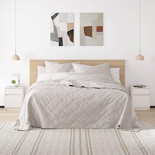 SDWEHO7 Nachttisch mit Stauraum, Nachtkommode, Beistellschränke, Ablagetisch, Beistelltisch, Lampentisch, Pflanzenständer, Nachtschrank, Weiß 40x31x50 cm Massivholz Kiefer von SDWEHO7