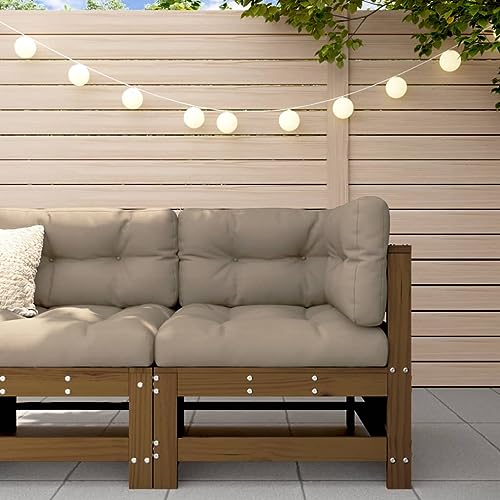 SDWEHO7 Outdoor Ecksofa Lounge Sofa Gartensofa Einzelsofa Terrassensofa Gartenlounge Sofa Gartenmöbel, Honigbraun Massivholz Kiefer SDWEHO7 Outdoor Ecksofa Lounge Sofa Gartensofa Einzelsofa Terrassensofa Gartenlounge Sofa Gartenmöbel, Honigbraun Massivholz Kiefer von SDWEHO7