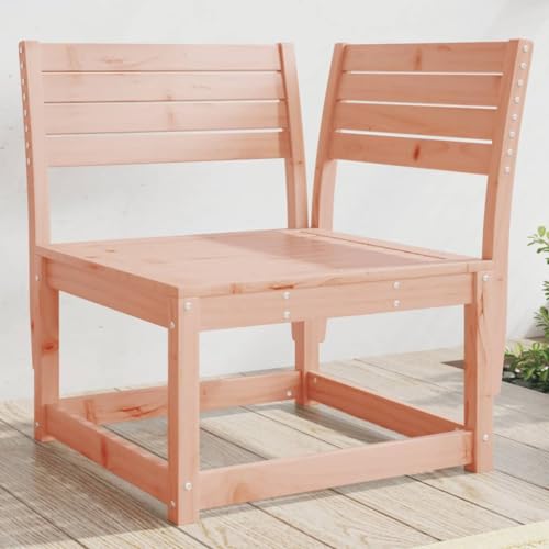 SDWEHO7 Outdoor Ecksofa Lounge Sofa Gartensofa Einzelsofa Terrassensofa Gartenlounge Sofa Gartenmöbel für Terrasse Balkon, 73x73x78 cm Massivholz Douglasie von SDWEHO7