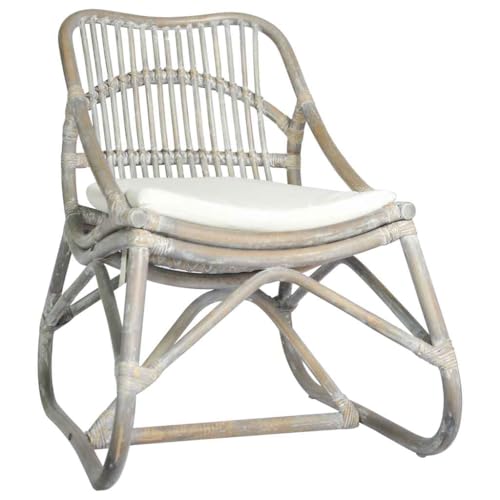 SDWEHO7 Rattenstuhl mit Rückenlehne, Freizeit-Stuhl, Esszimmerstuhl, Robust durch solide Rattan-Konstruktion, Pflegeleicht, 73 x 50 x 78 cm Grau Leinen SDWEHO7 Rattenstuhl mit Rückenlehne, Freizeit-Stuhl, Esszimmerstuhl, Robust durch solide Rattan-Konstruktion, Pflegeleicht, 73 x 50 x 78 cm Grau Leinen von SDWEHO7