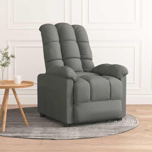 SDWEHO7 Relaxsessel, Fernsehsessel mit Liegefunktion, Polstersessel mit Seitentasche für Wohnzimmer, Schlafzimmer, 74 x 99 x 102 cm Dunkelgrau Stoff SDWEHO7 Relaxsessel, Fernsehsessel mit Liegefunktion, Polstersessel mit Seitentasche für Wohnzimmer, Schlafzimmer, 74 x 99 x 102 cm Dunkelgrau Stoff von SDWEHO7