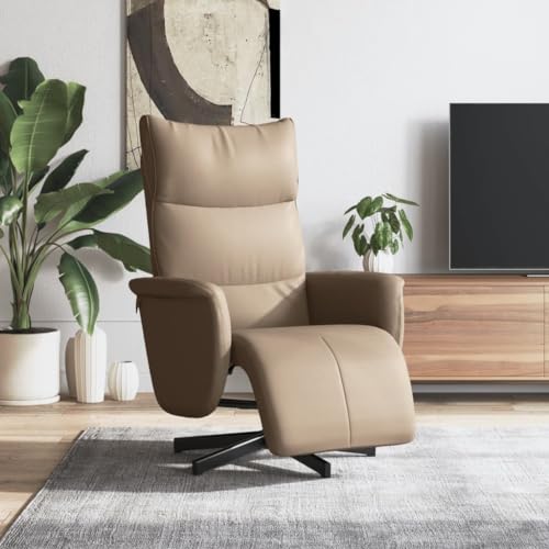 SDWEHO7 Relaxsessel mit Fußteil, Fernsehsessel mit Liegefunktion, Polstersessel für Wohnzimmer, Schlafzimmer, Büro, 71x84x106.5 cm Cappuccino-Braun Kunstleder SDWEHO7 Relaxsessel mit Fußteil, Fernsehsessel mit Liegefunktion, Polstersessel für Wohnzimmer, Schlafzimmer, Büro, 71x84x106.5 cm Cappuccino-Braun Kunstleder von SDWEHO7
