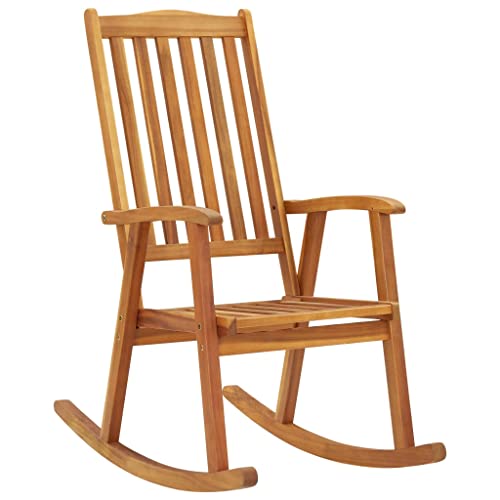 SDWEHO7 Schaukelstuhl, Gemütliche Gartenliege, Terrassengarten für Garten, Pool, Balkon & Terrasse, Robust und langlebig, 57 x 100 x 117 cm Massivholz Akazie SDWEHO7 Schaukelstuhl, Gemütliche Gartenliege, Terrassengarten für Garten, Pool, Balkon & Terrasse, Robust und langlebig, 57 x 100 x 117 cm Massivholz Akazie von SDWEHO7