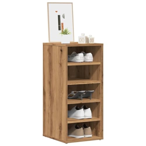 SDWEHO7 Schuhschrank, Schuhaufbewahrung mit 5 Fächern für Schrank, Eingang, Schlafzimmer, Robust und langlebig, Artisan-Eiche 32x35x70 cm Holzwerkstoff SDWEHO7 Schuhschrank, Schuhaufbewahrung mit 5 Fächern für Schrank, Eingang, Schlafzimmer, Robust und langlebig, Artisan-Eiche 32x35x70 cm Holzwerkstoff von SDWEHO7