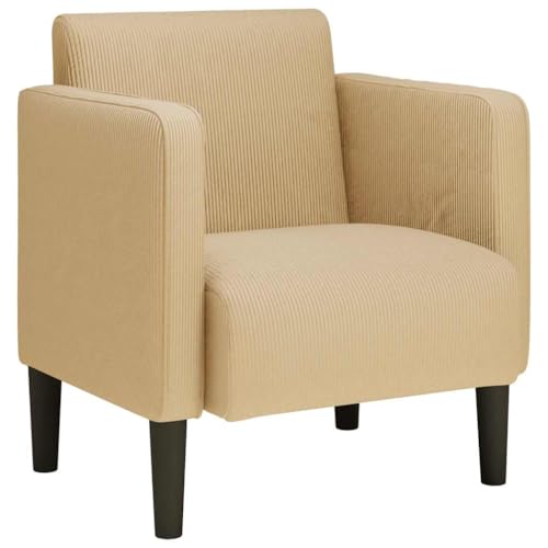 SDWEHO7 Sessel, Gepolsterter Stuhl, Einzelsofa, Clubsessel, Fernsehsessel für Wohnzimmer, Schlafzimmer, Empfangsbereich, 69x68x74.5 cm Graugrün Cordstoff SDWEHO7 Sessel, Gepolsterter Stuhl, Einzelsofa, Clubsessel, Fernsehsessel für Wohnzimmer, Schlafzimmer, Empfangsbereich, 69x68x74.5 cm Graugrün Cordstoff von SDWEHO7