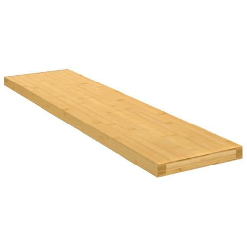 SDWEHO7 Wandregal, Schweberegal für Wände, Regale zur Aufbewahrung, für Wohnzimmer, Schlafzimmer, Badezimmer, Büro, platzsparend, 80x20x2,5 cm Bambus SDWEHO7 Wandregal, Schweberegal für Wände, Regale zur Aufbewahrung, für Wohnzimmer, Schlafzimmer, Badezimmer, Büro, platzsparend, 80x20x2,5 cm Bambus von SDWEHO7