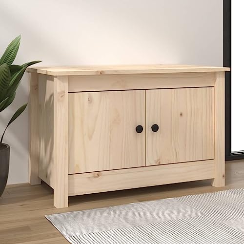 SDWEHO7 Zweitüriger Schuhschrank, Schuhaufbewahrung mit 2 Fächern für Schrank, Eingang, Schlafzimmer, Robust und langlebig, 70x38x45,5 cm Massivholz Kiefer SDWEHO7 Zweitüriger Schuhschrank, Schuhaufbewahrung mit 2 Fächern für Schrank, Eingang, Schlafzimmer, Robust und langlebig, 70x38x45,5 cm Massivholz Kiefer von SDWEHO7
