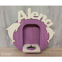 Tonie Box Aus Holz | Toniebox Musikbox Regal Personalisiert Mit Motiven Und Name Farbwunsch Led Farbwechsel Fernbed von SDXDesignRehling