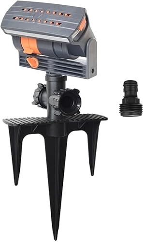 SDYAYFGE Garden Sprinklererstellbar, breite Abdeckung, Wassersprinklersystem 16-Hole Automatic Lawn Water Sprinkler, Flowers, Vegetables and More von SDYAYFGE