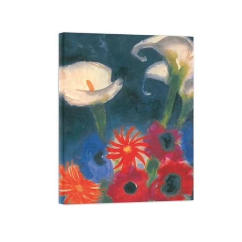 SDYSKKUG Emil Nolde Bild auf Leinwand. Berühmte Leinwandbilder für Wohnzimmer. Blumen 2. Poster Wanddekoration 105x80cm Innenrahmen SDYSKKUG Emil Nolde Bild auf Leinwand. Berühmte Leinwandbilder für Wohnzimmer. Blumen 2. Poster Wanddekoration 105x80cm Innenrahmen von SDYSKKUG