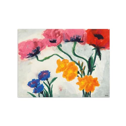 SDYSKKUG Emil Nolde Bild auf Leinwand. Berühmte Leinwandbilder für Wohnzimmer. Blumen 3. Poster Wanddekoration 105x80cm Ungerahmt SDYSKKUG Emil Nolde Bild auf Leinwand. Berühmte Leinwandbilder für Wohnzimmer. Blumen 3. Poster Wanddekoration 105x80cm Ungerahmt von SDYSKKUG