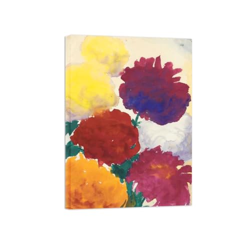 SDYSKKUG Emil Nolde Bild auf Leinwand. Berühmte Leinwandbilder für Wohnzimmer. Blumen 4. Poster Wanddekoration 115x80cm Innenrahmen SDYSKKUG Emil Nolde Bild auf Leinwand. Berühmte Leinwandbilder für Wohnzimmer. Blumen 4. Poster Wanddekoration 115x80cm Innenrahmen von SDYSKKUG