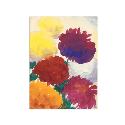 SDYSKKUG Emil Nolde Bild auf Leinwand. Berühmte Leinwandbilder für Wohnzimmer. Blumen 4. Poster Wanddekoration 115x80cm Ungerahmt SDYSKKUG Emil Nolde Bild auf Leinwand. Berühmte Leinwandbilder für Wohnzimmer. Blumen 4. Poster Wanddekoration 115x80cm Ungerahmt von SDYSKKUG