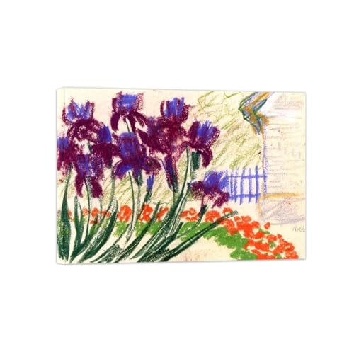 SDYSKKUG Emil Nolde Bild auf Leinwand. Berühmte Leinwandbilder für Wohnzimmer. Blumen 5. Poster Wanddekoration 115x80cm Innenrahmen SDYSKKUG Emil Nolde Bild auf Leinwand. Berühmte Leinwandbilder für Wohnzimmer. Blumen 5. Poster Wanddekoration 115x80cm Innenrahmen von SDYSKKUG