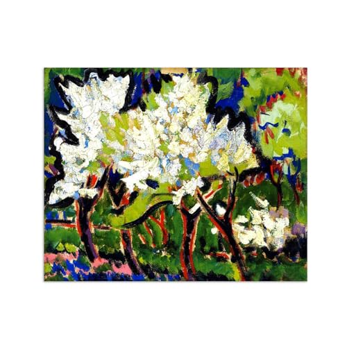 SDYSKKUG Ernst Ludwig Kirchner Kunstdruck Bild auf Leinwand. Berühmte Leinwandbilder für Wohnzimmer. Blühende Bäume IV. Reproduktion 72x60cm Ungerahmt SDYSKKUG Ernst Ludwig Kirchner Kunstdruck Bild auf Leinwand. Berühmte Leinwandbilder für Wohnzimmer. Blühende Bäume IV. Reproduktion 72x60cm Ungerahmt von SDYSKKUG