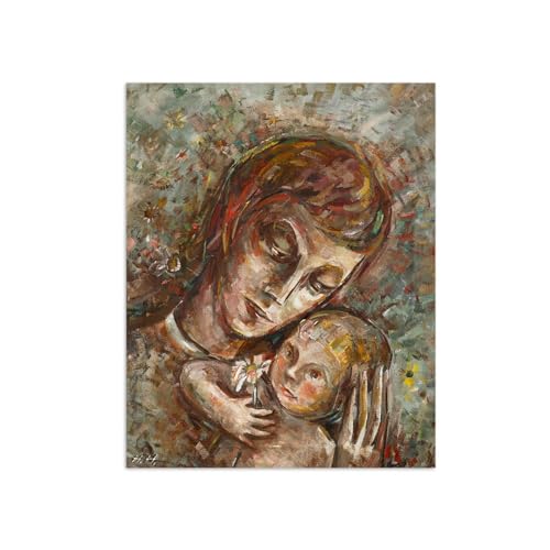 SDYSKKUG Hannah Höch Leinwandbilder für Wohnzimmer. Berühmte Bild auf Leinwand. Mutter und Kind. Kunstdruck Gemälde Reproduktion 88x70cm Ungerahmt SDYSKKUG Hannah Höch Leinwandbilder für Wohnzimmer. Berühmte Bild auf Leinwand. Mutter und Kind. Kunstdruck Gemälde Reproduktion 88x70cm Ungerahmt von SDYSKKUG
