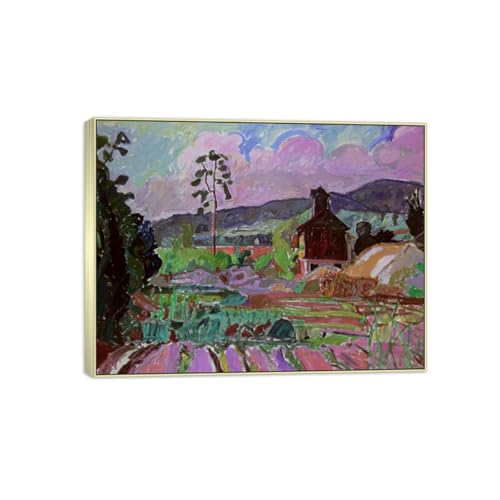 SDYSKKUG James Ensor Leinwandbilder für Wohnzimmer. Berühmte Bild auf Leinwand. Landschaft. Kunstdruck Gemälde Reproduktion 65x50cm Silber Rahmen SDYSKKUG James Ensor Leinwandbilder für Wohnzimmer. Berühmte Bild auf Leinwand. Landschaft. Kunstdruck Gemälde Reproduktion 65x50cm Silber Rahmen von SDYSKKUG