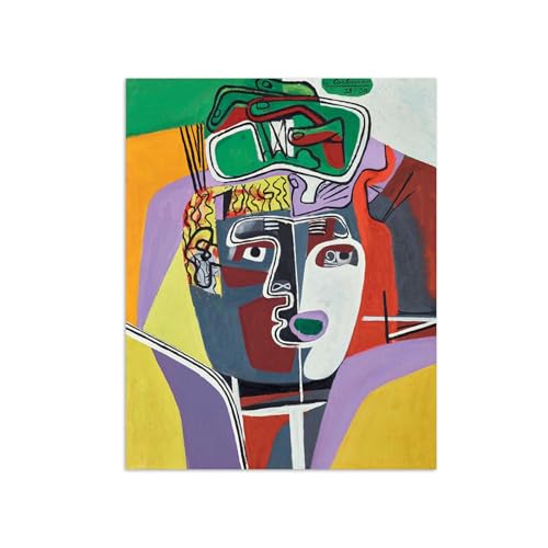 SDYSKKUG Le Corbusier Leinwandbilder für Wohnzimmer. Berühmte Bild auf Leinwand. Hände auf dem Kopf. Kunstdruck Gemälde Reproduktion 88x70cm Ungerahmt SDYSKKUG Le Corbusier Leinwandbilder für Wohnzimmer. Berühmte Bild auf Leinwand. Hände auf dem Kopf. Kunstdruck Gemälde Reproduktion 88x70cm Ungerahmt von SDYSKKUG