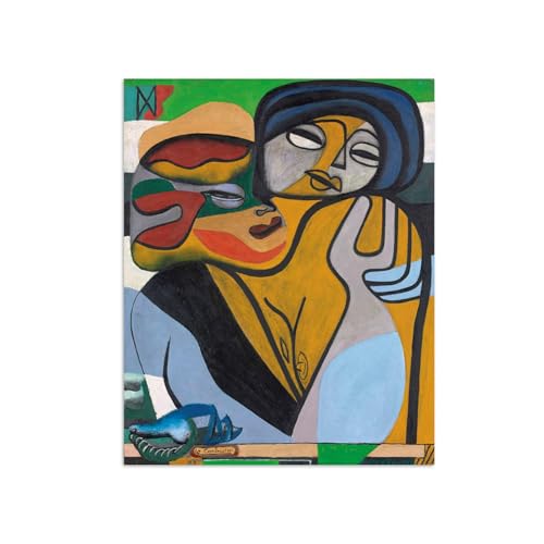SDYSKKUG Le Corbusier Leinwandbilder für Wohnzimmer. Berühmte Bild auf Leinwand. Zwei Schwestern. Kunstdruck Gemälde Reproduktion 88x70cm Ungerahmt SDYSKKUG Le Corbusier Leinwandbilder für Wohnzimmer. Berühmte Bild auf Leinwand. Zwei Schwestern. Kunstdruck Gemälde Reproduktion 88x70cm Ungerahmt von SDYSKKUG