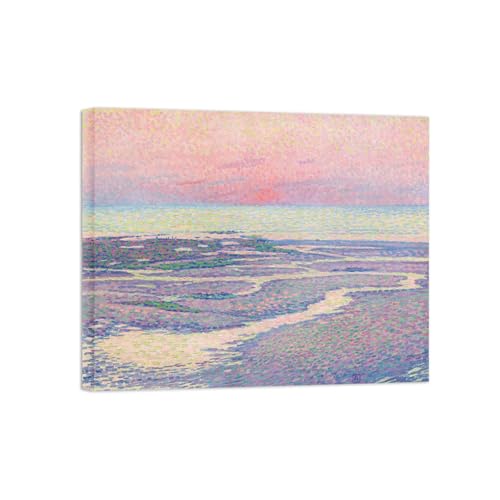 SDYSKKUG Théo van Rysselberghe Leinwandbilder für Wohnzimmer. Berühmte Bild auf Leinwand. Strand Ebbe. Kunstdruck Gemälde Reproduktion 72x60cm Innenrahmen SDYSKKUG Théo van Rysselberghe Leinwandbilder für Wohnzimmer. Berühmte Bild auf Leinwand. Strand Ebbe. Kunstdruck Gemälde Reproduktion 72x60cm Innenrahmen von SDYSKKUG