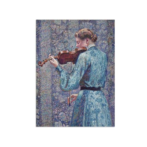 SDYSKKUG Théo van Rysselberghe Leinwandbilder für Wohnzimmer. Berühmte Bild auf Leinwand. Violinist. Kunstdruck Gemälde Reproduktion 55x40cm Ungerahmt SDYSKKUG Théo van Rysselberghe Leinwandbilder für Wohnzimmer. Berühmte Bild auf Leinwand. Violinist. Kunstdruck Gemälde Reproduktion 55x40cm Ungerahmt von SDYSKKUG