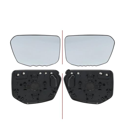 SDZSDAS Spiegelglas Für Civic Für FC7 2016-2020 Links Rechts Äußere Rückspiegel Seite Spiegel Glas Objektiv Mit Beheizten Funktion Außenspiegel(Left and Right) von SDZSDAS