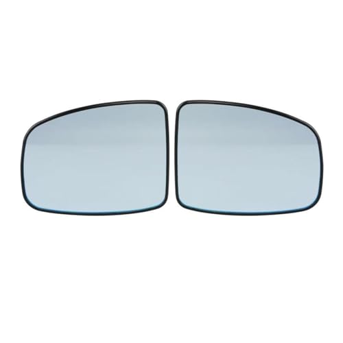 SDZSDAS Spiegelglas Für FIT Für Jazz Für GK5 2015-2020 Auto Außen Rückansicht Tür Seitenspiegel Gläser Blau Weiß Objektiv Mit Heizung Außenspiegel(2PCS Blue Lens) von SDZSDAS